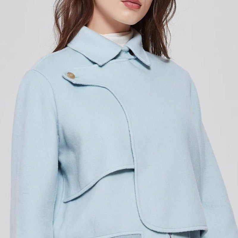 Tulip - Cropped Woollen Jacket