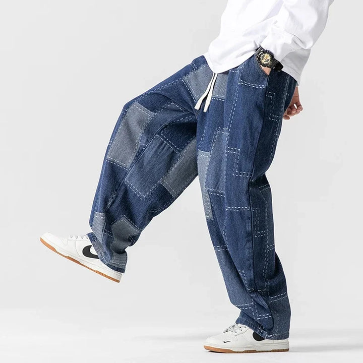 Rueben - Patchwork Denim Joggers