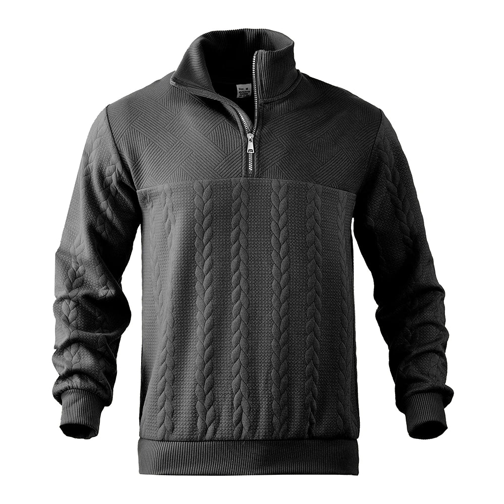 Thierry - Stylish Zip-Sweater