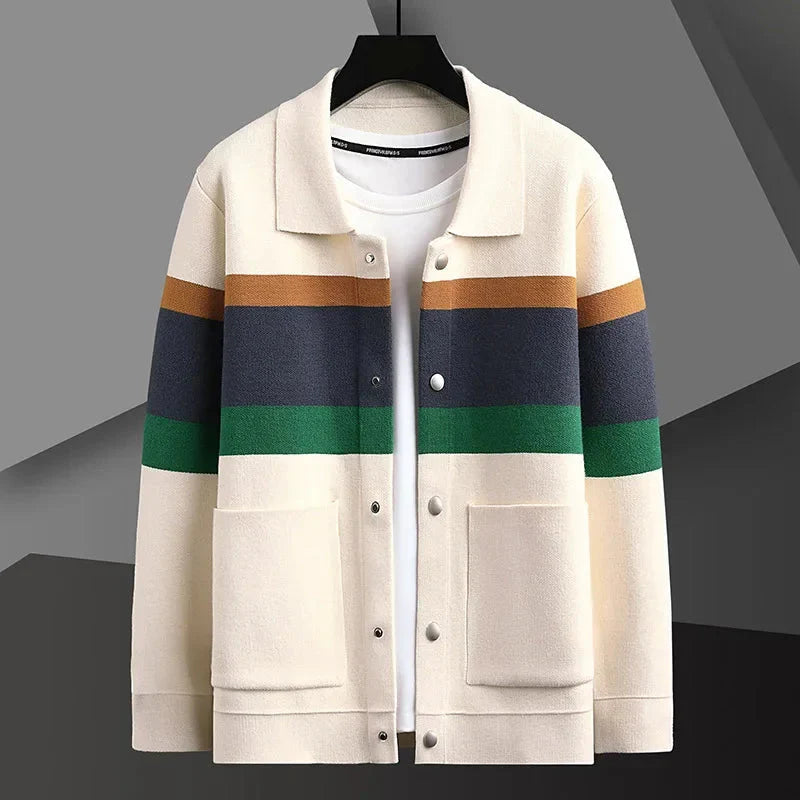 Lorenzo - Stripe Knit Jacket