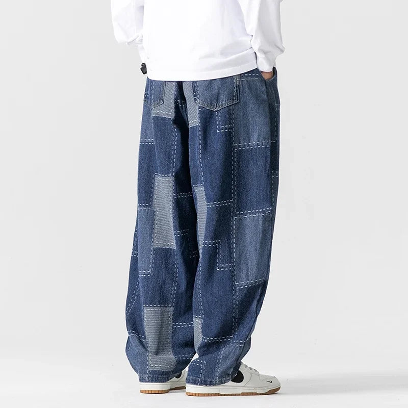 Rueben - Patchwork Denim Joggers
