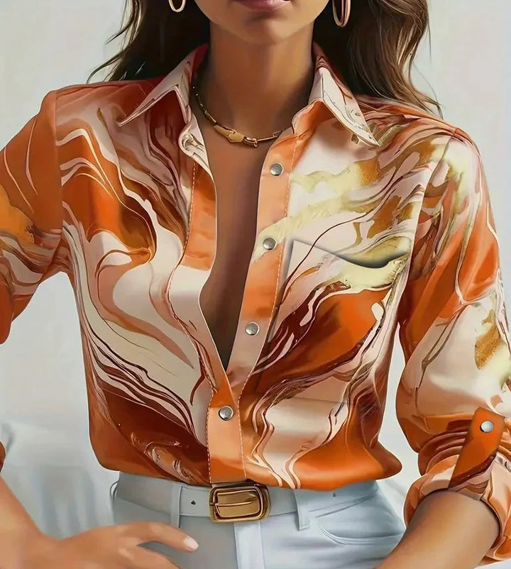 Harper - Bold Silk Shirt