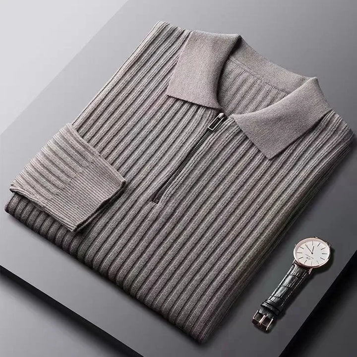 Davide - Sleek Merino Quarter-Zip