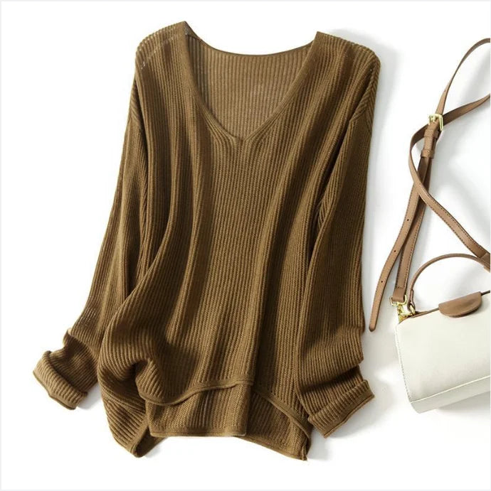 Lola - Hollow Knit Top