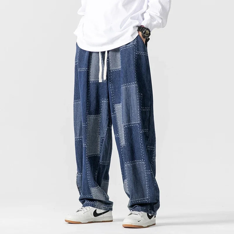 Rueben - Patchwork Denim Joggers