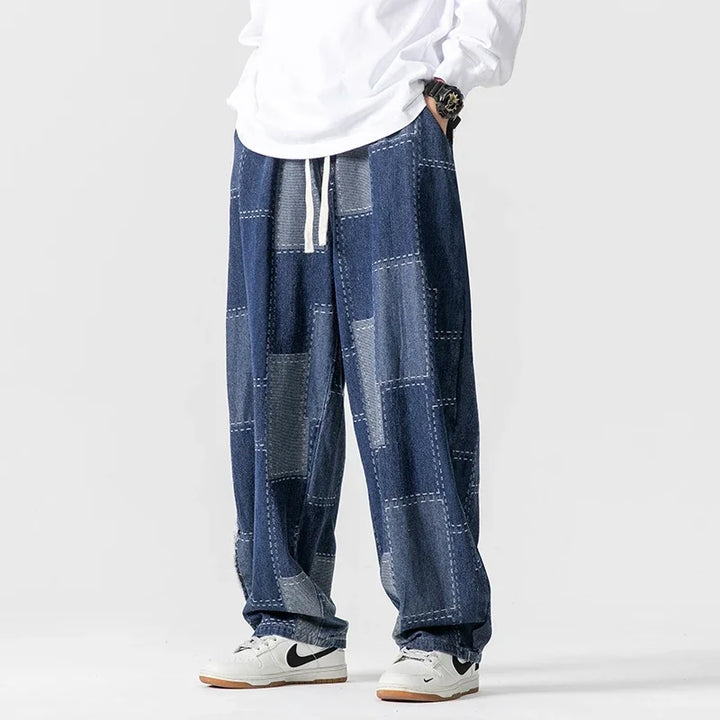 Rueben - Patchwork Denim Joggers