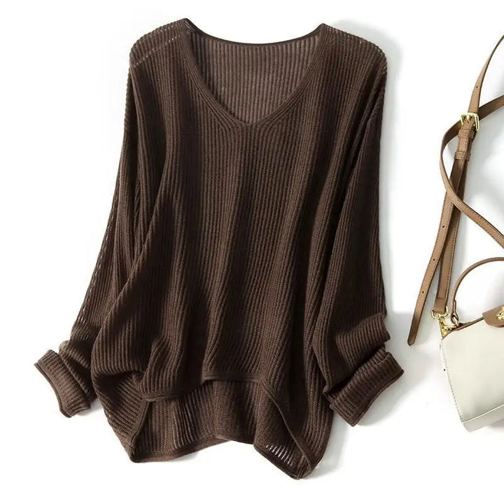 Lola - Hollow Knit Top