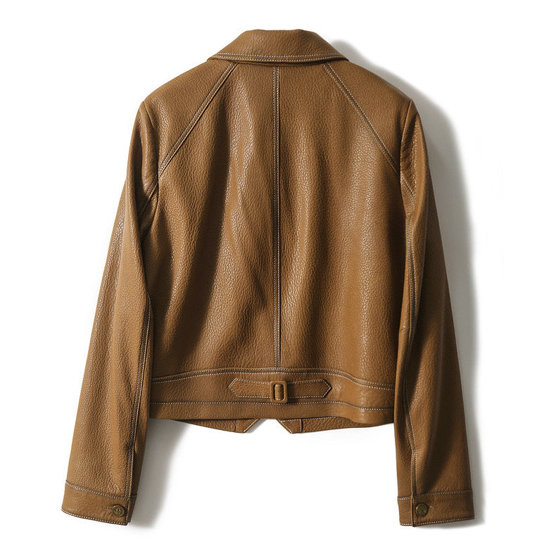 Anastasia - Refined Leather Jacket