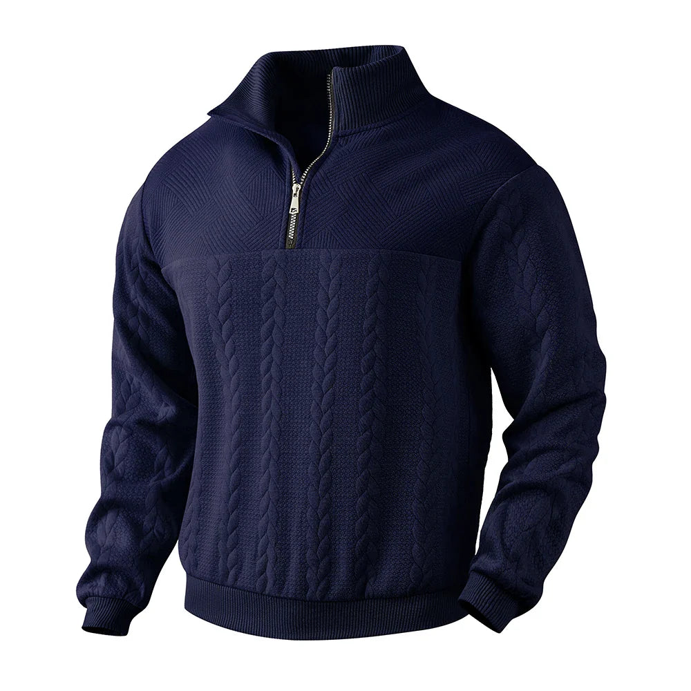 Thierry - Stylish Zip-Sweater