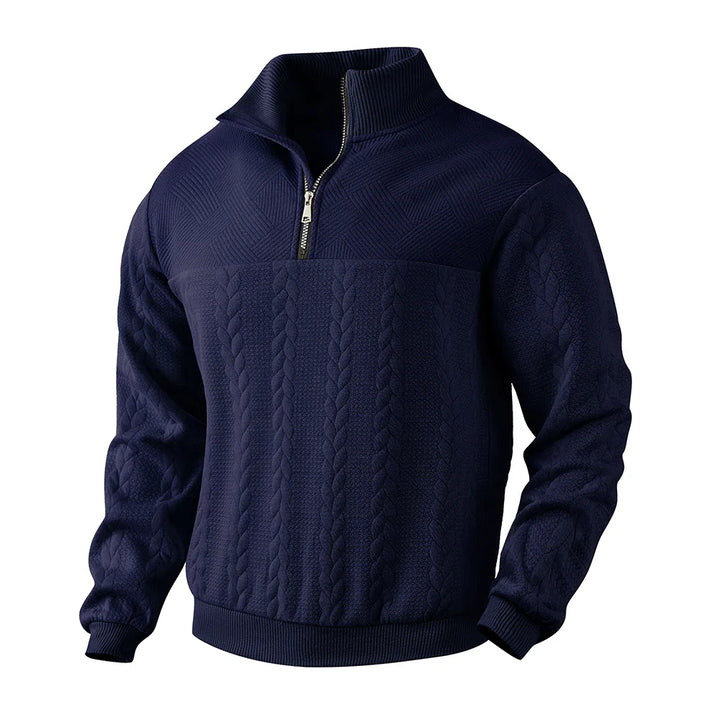Thierry - Stylish Zip-Sweater
