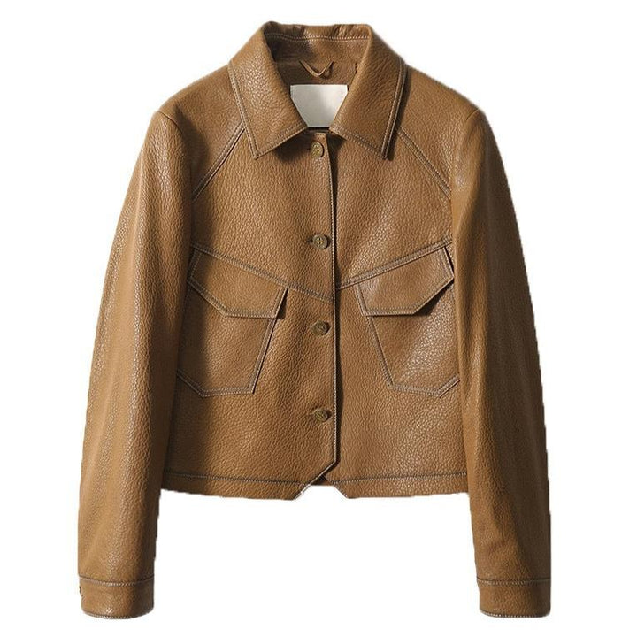 Anastasia - Refined Leather Jacket