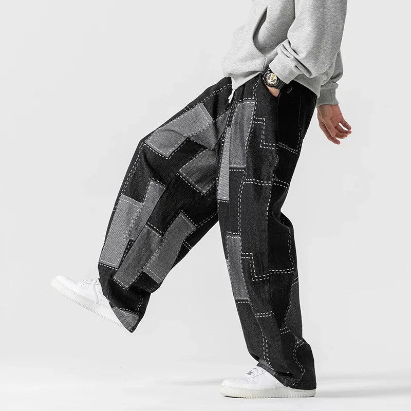 Rueben - Patchwork Denim Joggers