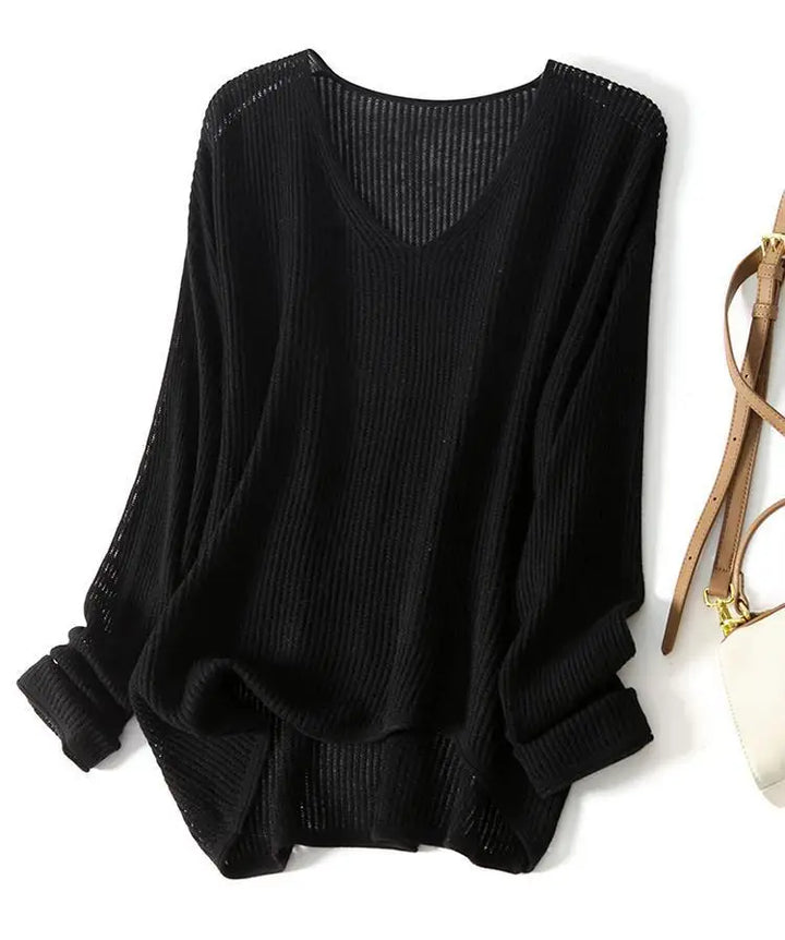 Lola - Hollow Knit Top