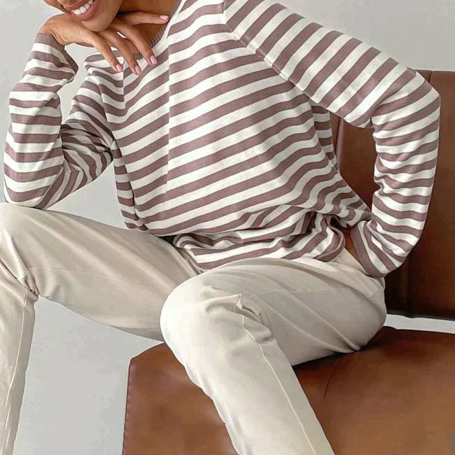 Tiara - Simple Stripe Shirt