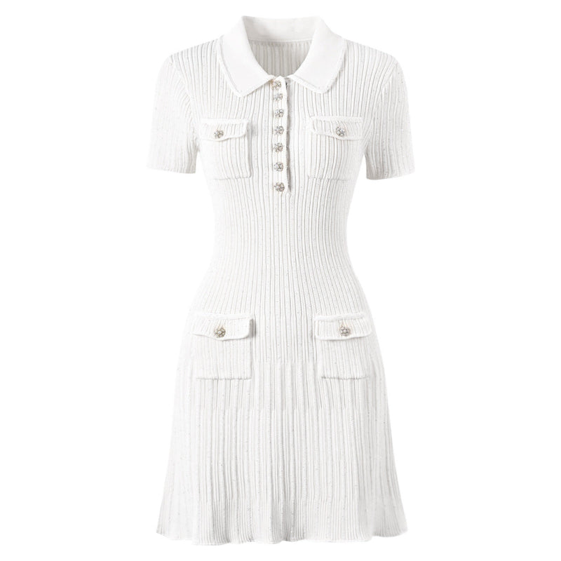 Elena - Flattering Button Dress