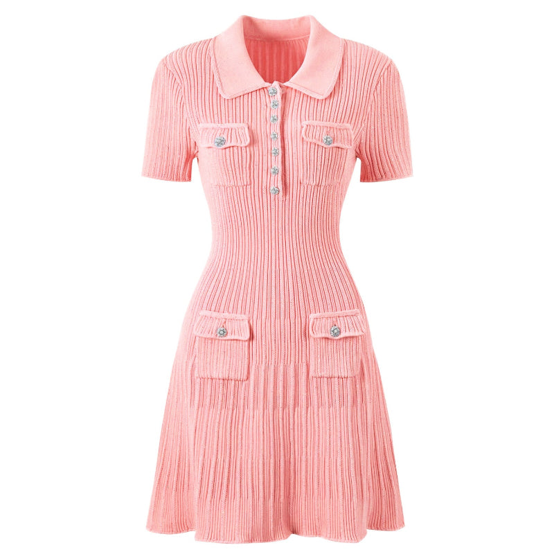 Elena - Flattering Button Dress