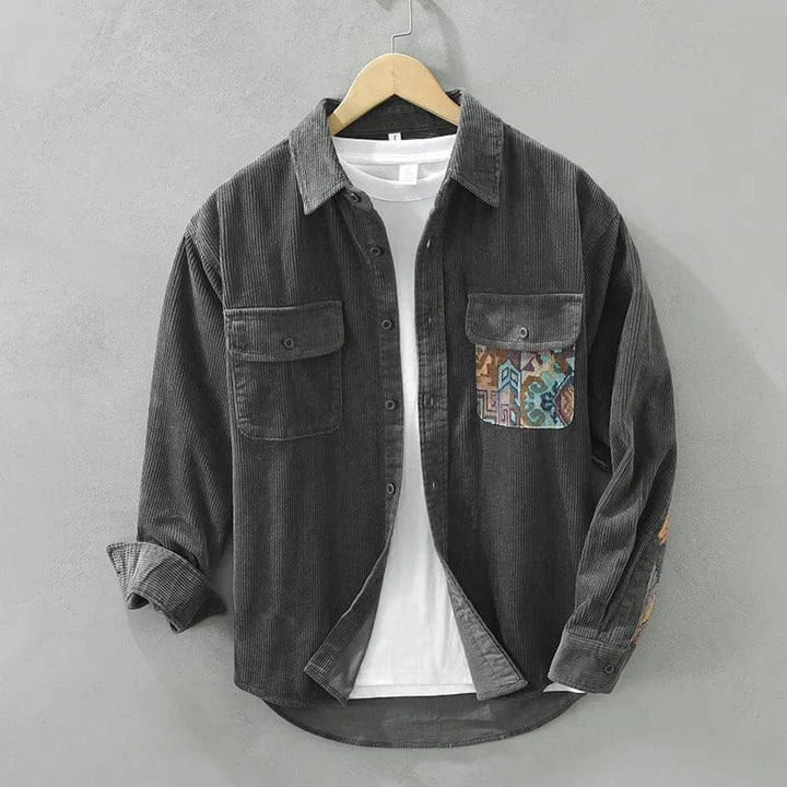 Fernando - Patchwork Corduroy Shirt