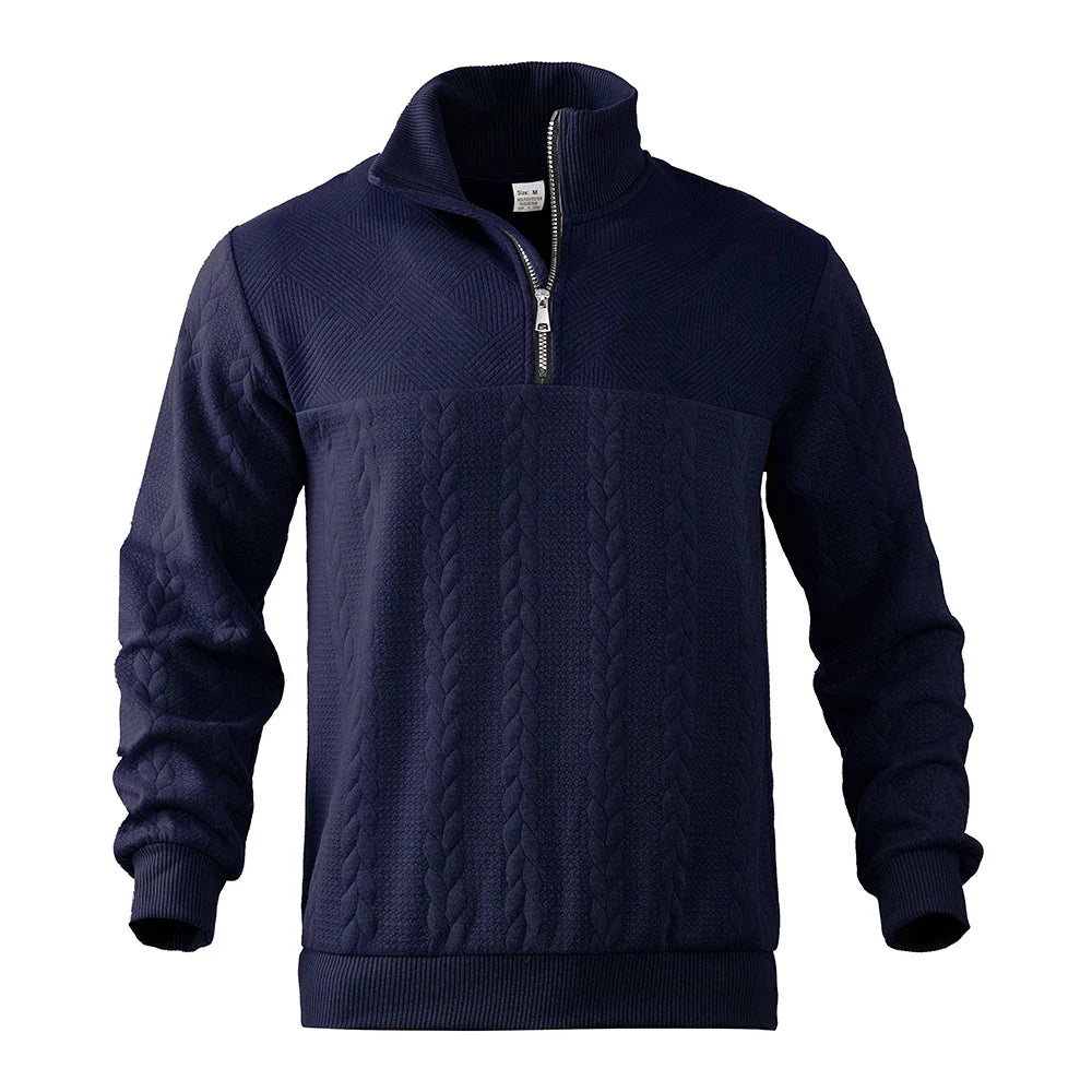 Thierry - Stylish Zip-Sweater