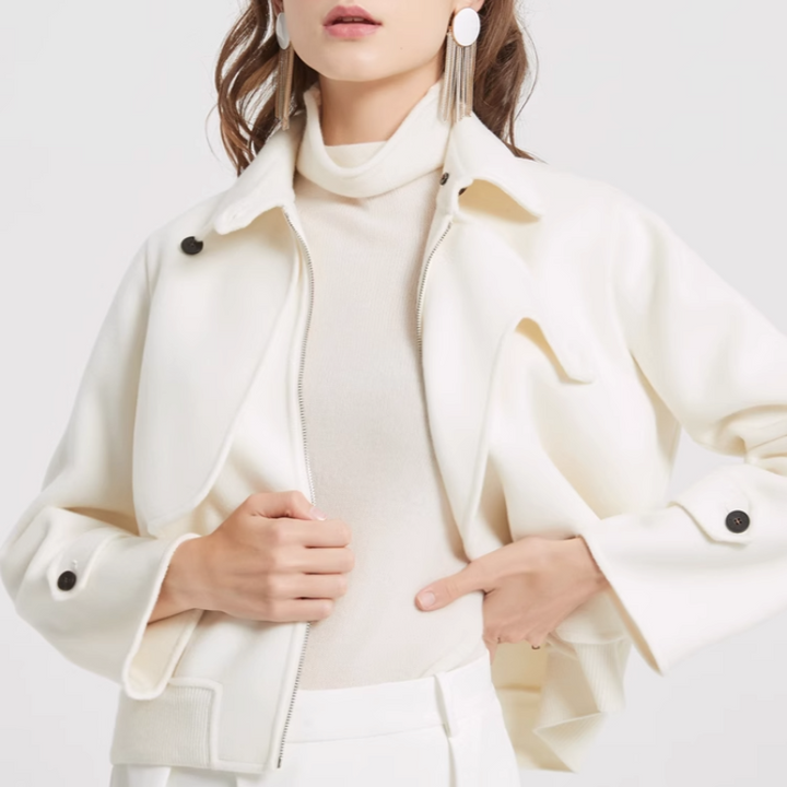 Tulip - Cropped Woollen Jacket