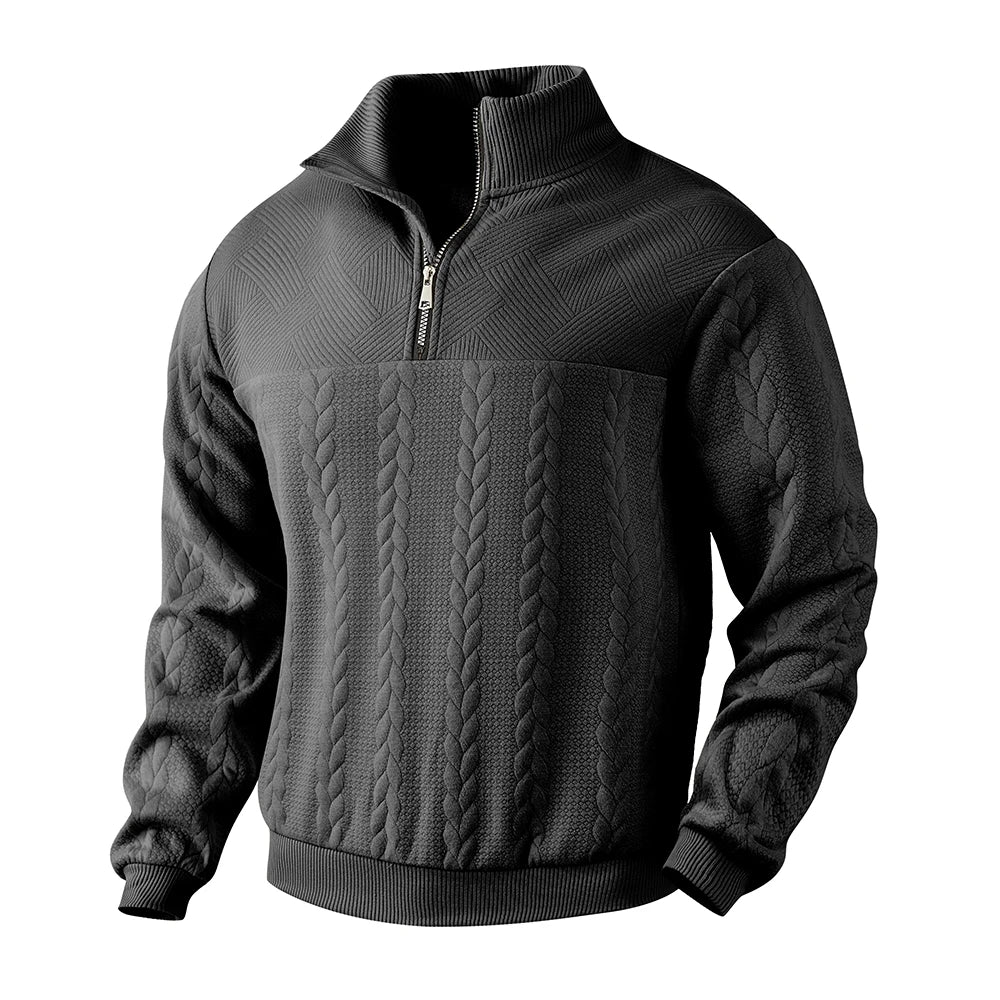 Thierry - Stylish Zip-Sweater