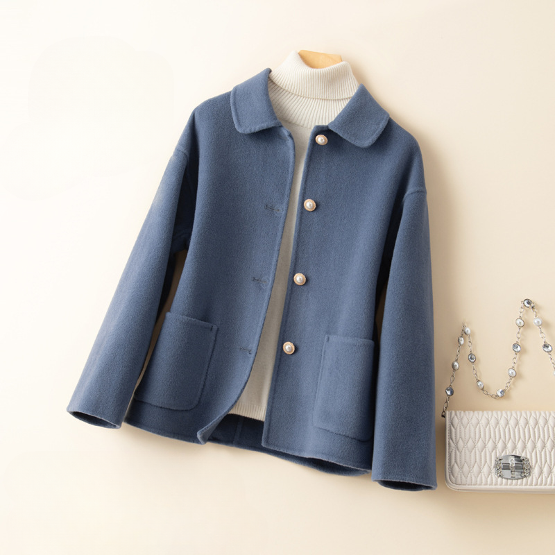 Maria - Cropped Cashmere Coat