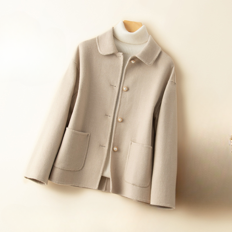 Maria - Cropped Cashmere Coat
