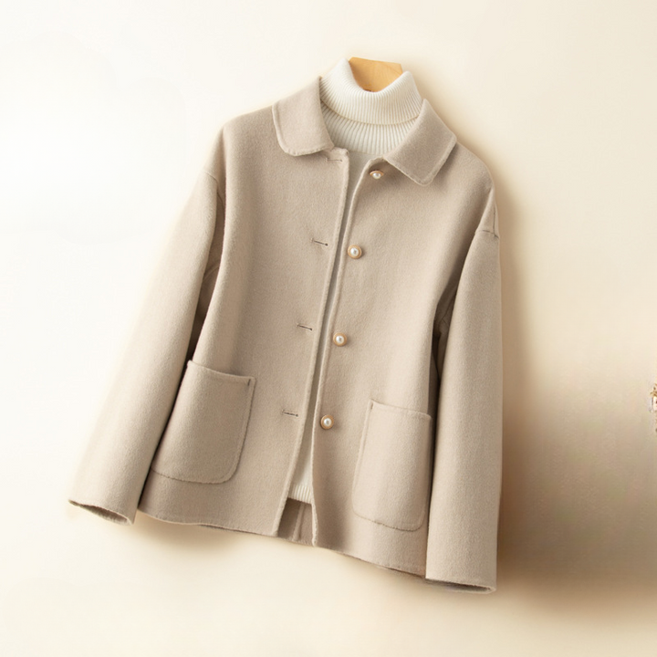 Maria - Cropped Cashmere Coat