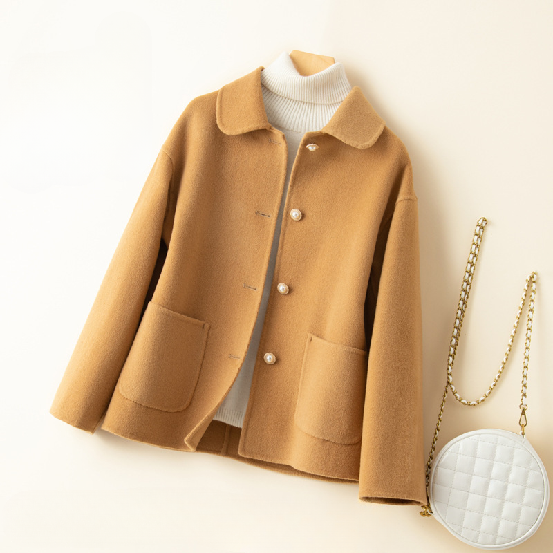 Maria - Cropped Cashmere Coat