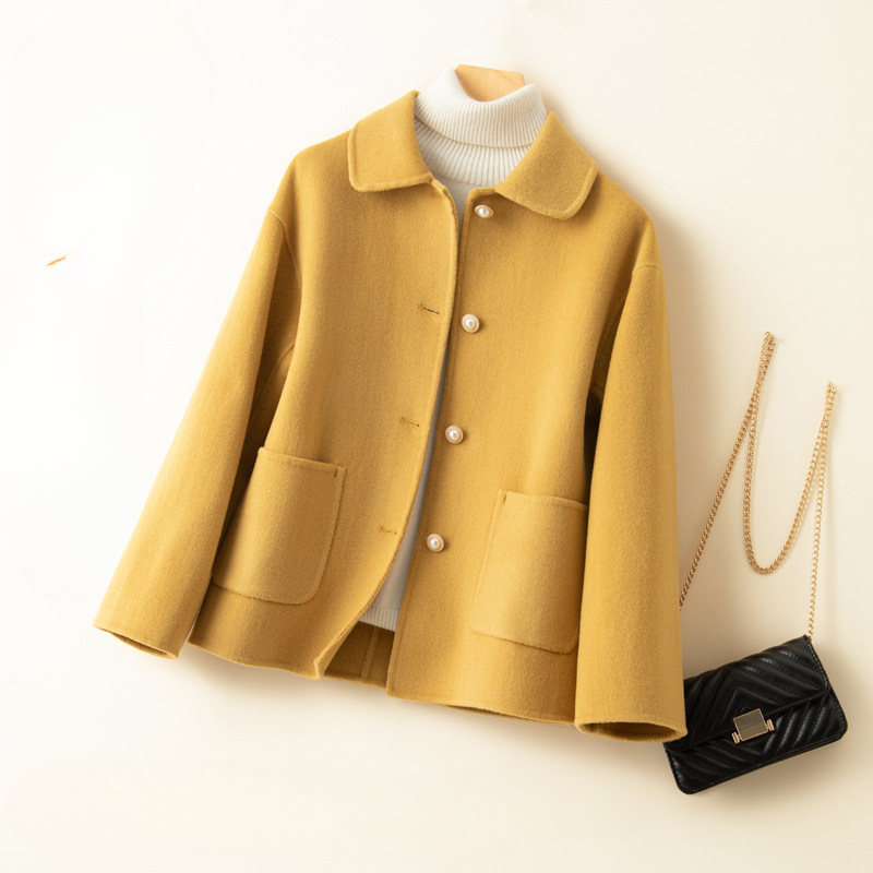 Maria - Cropped Cashmere Coat