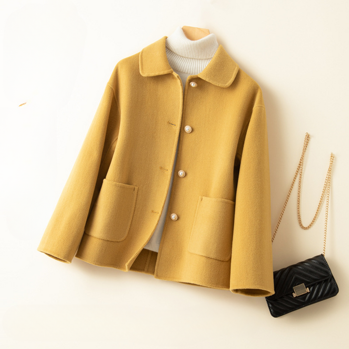Maria - Cropped Cashmere Coat