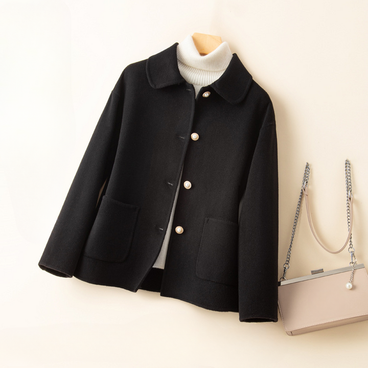 Maria - Cropped Cashmere Coat