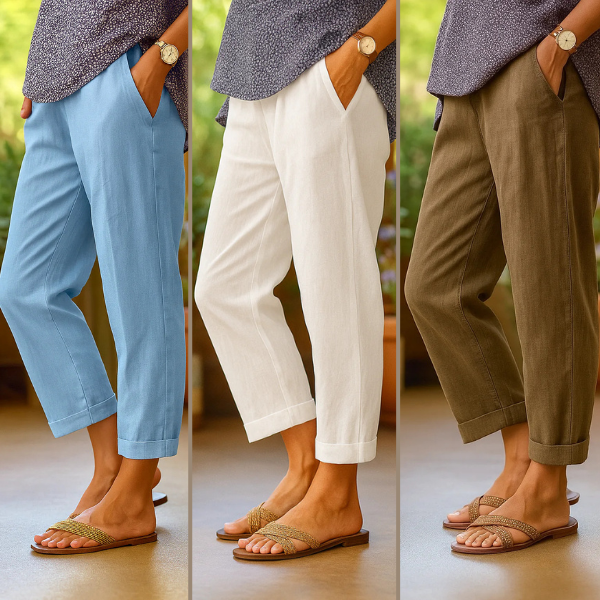 Kirsty - Breezy Linen Pants