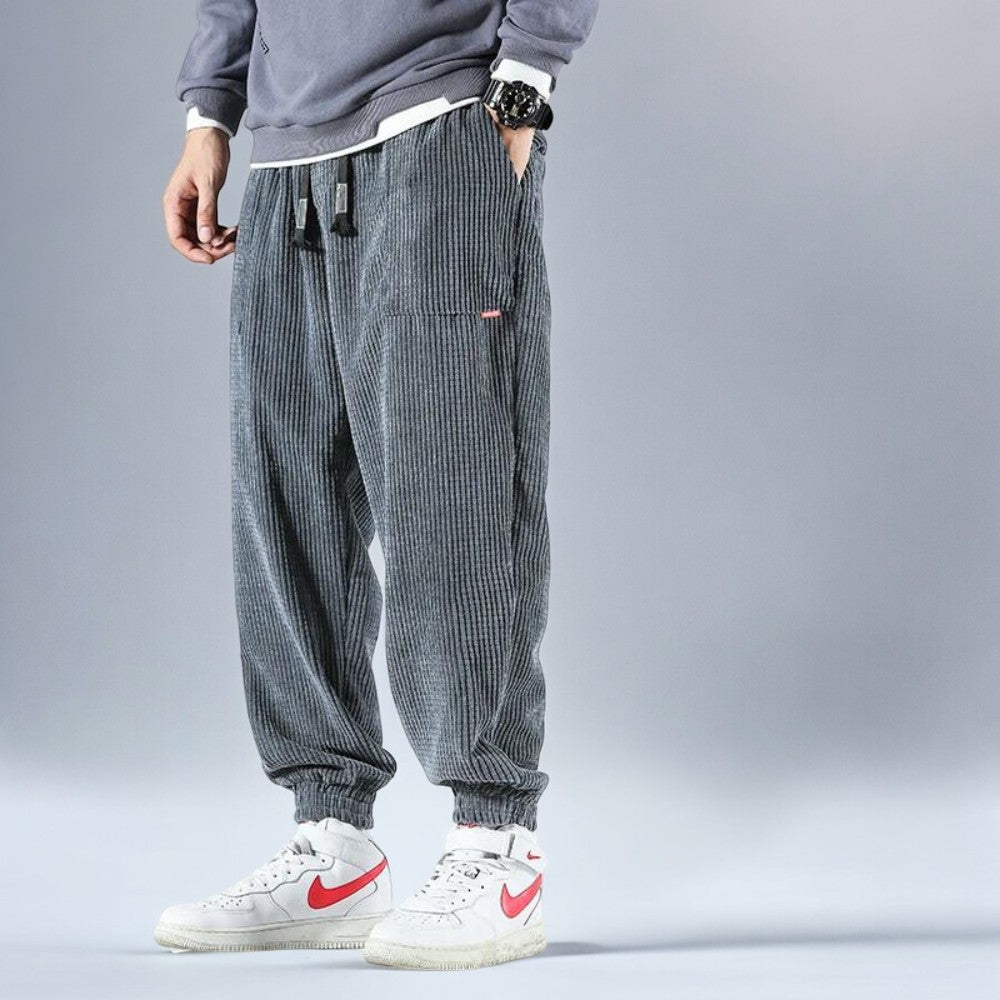 Bruges - Woven Corduroy Sweatpants