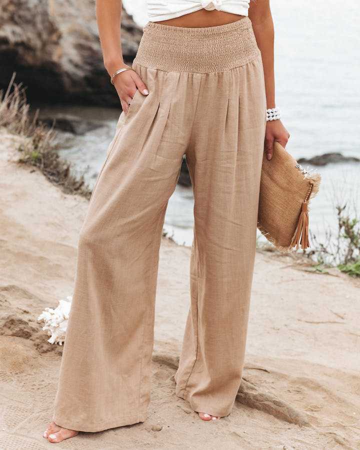 Putella - Flowing Linen Trousers
