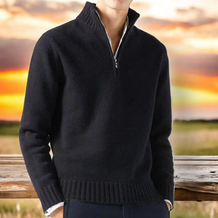 Antwerpen - Cashmere Zip Sweater