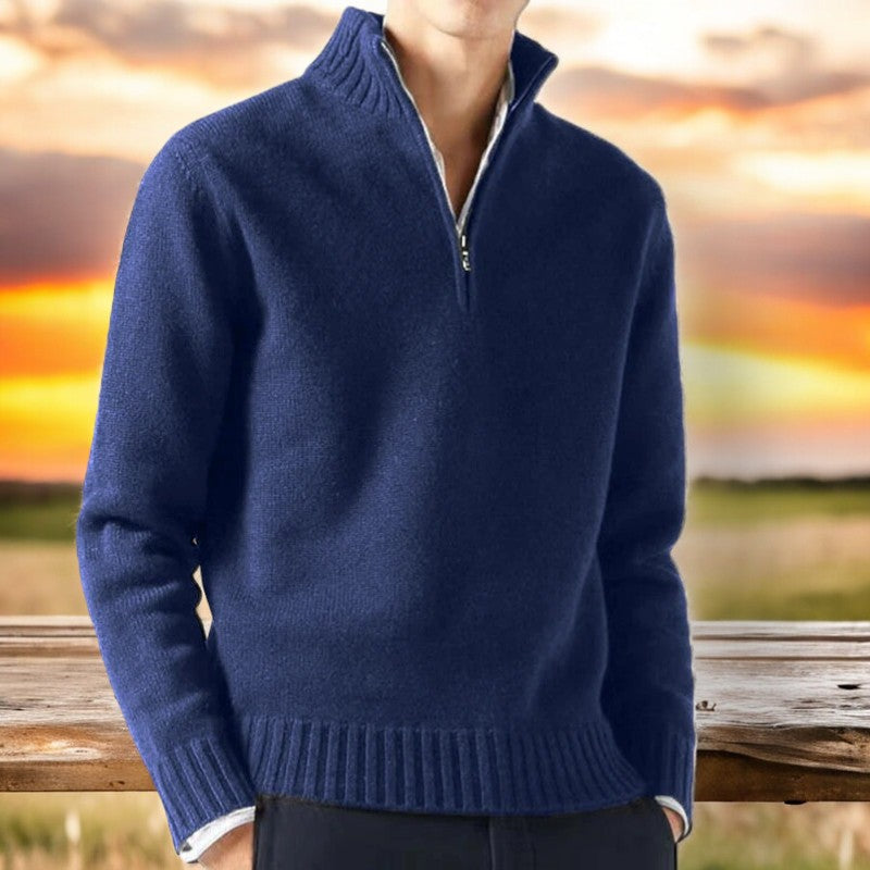 Antwerpen - Cashmere Zip Sweater