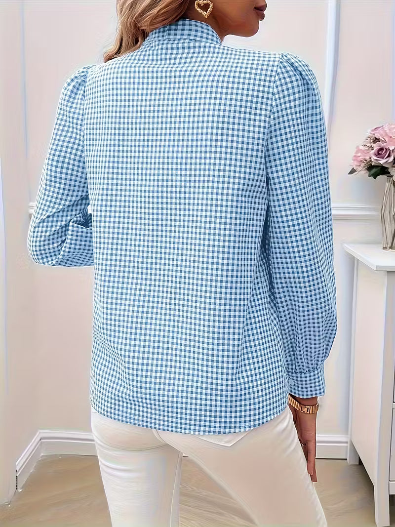 Amisha - Elegant Bow Blouse