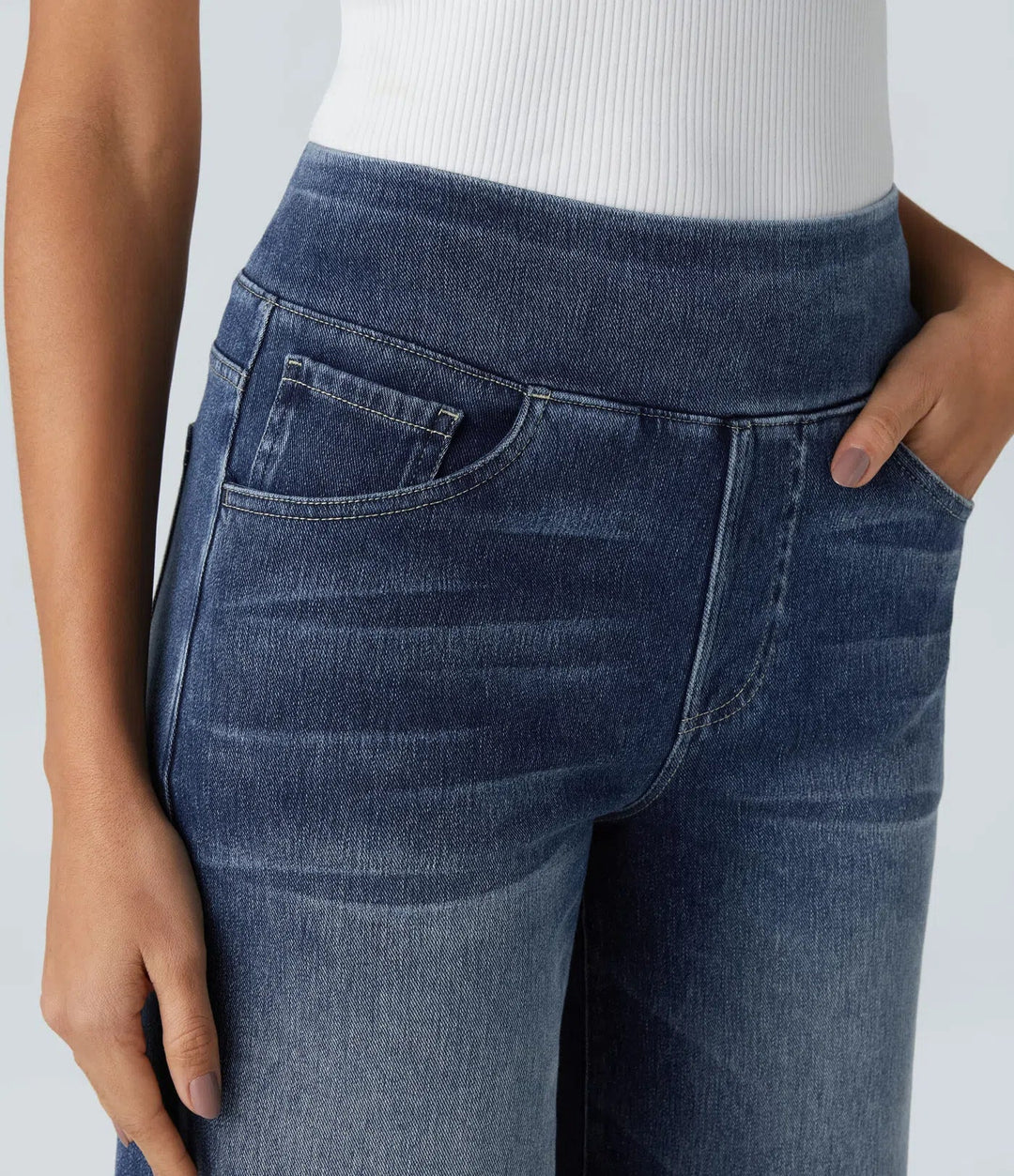 Viala - Tummy Support Denim Pants