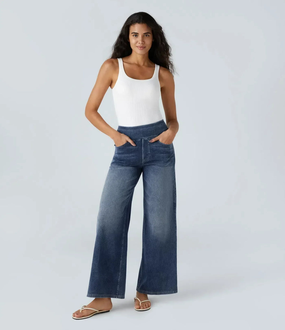 Viala - Tummy Support Denim Pants