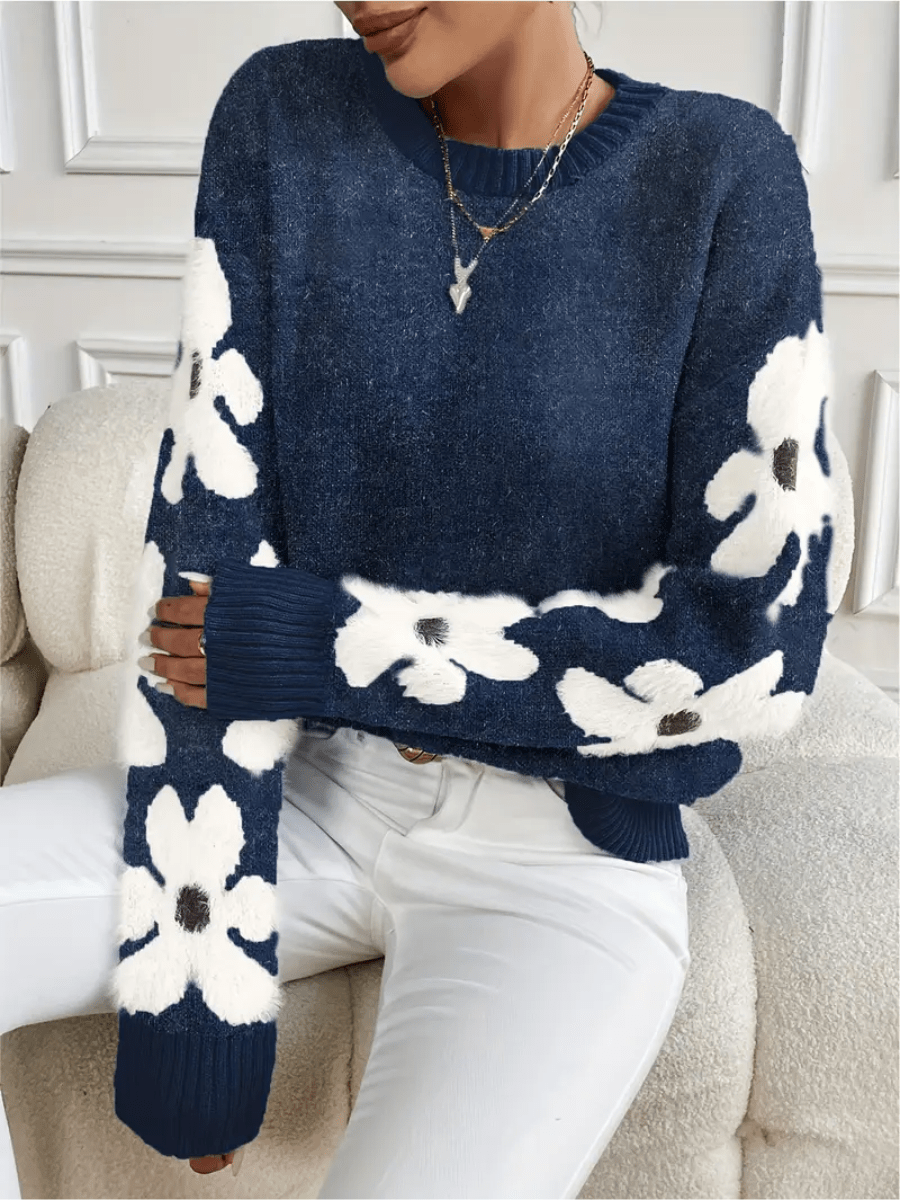 Fashaa - Cute Floral Sweater