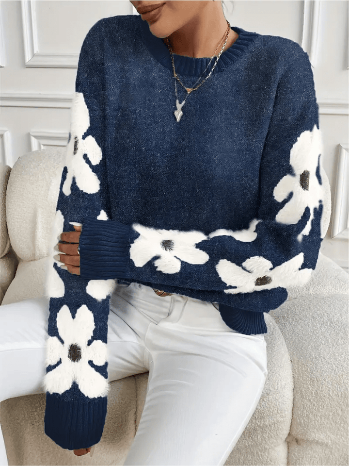 Fashaa - Cute Floral Sweater