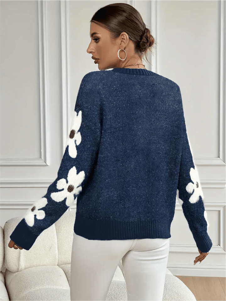 Fashaa - Cute Floral Sweater
