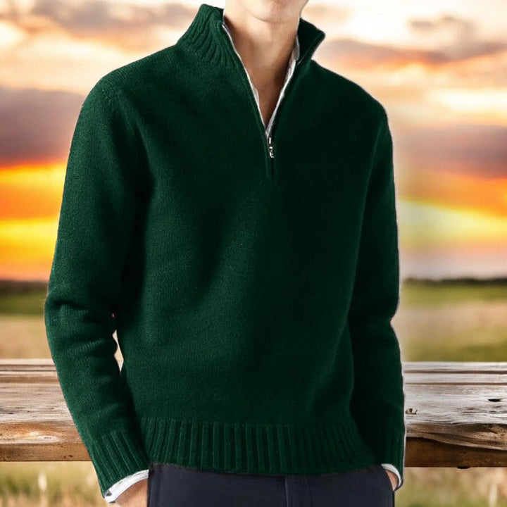 Antwerpen - Cashmere Zip Sweater
