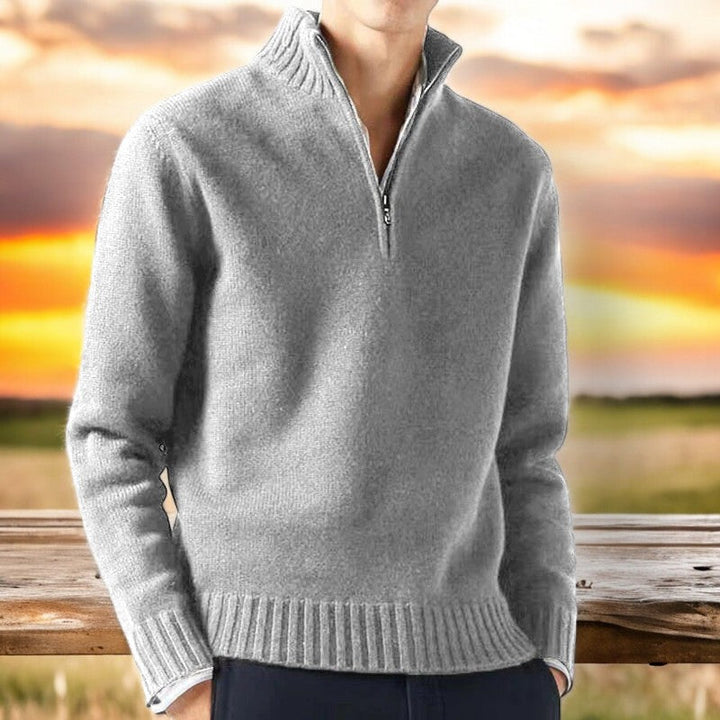 Antwerpen - Cashmere Zip Sweater