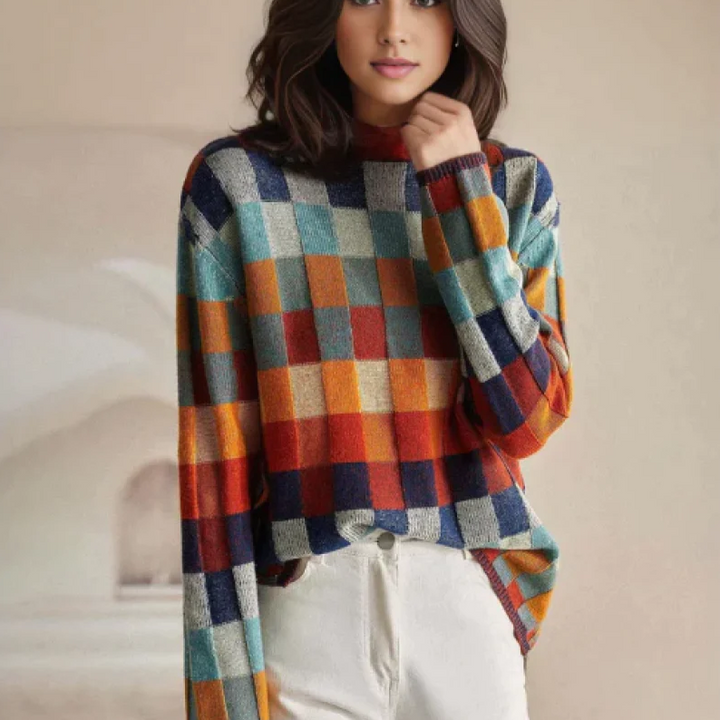 Eryn - Snug Geometric Sweater