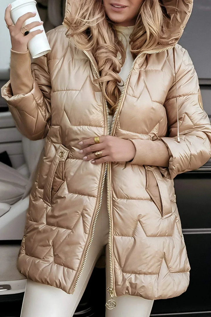 Jina - Long & Warm Quilted Jacket