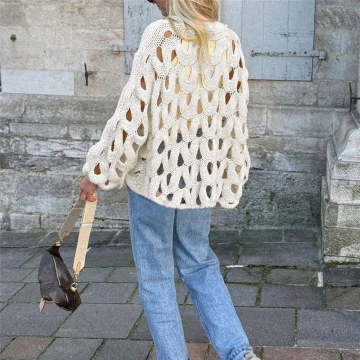 Ava - Stylish Hollow Knit