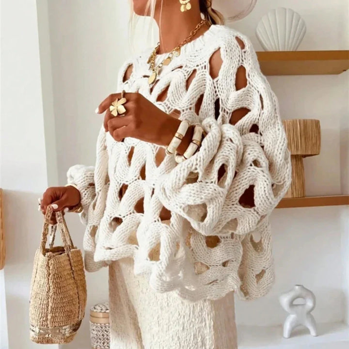 Ava - Stylish Hollow Knit