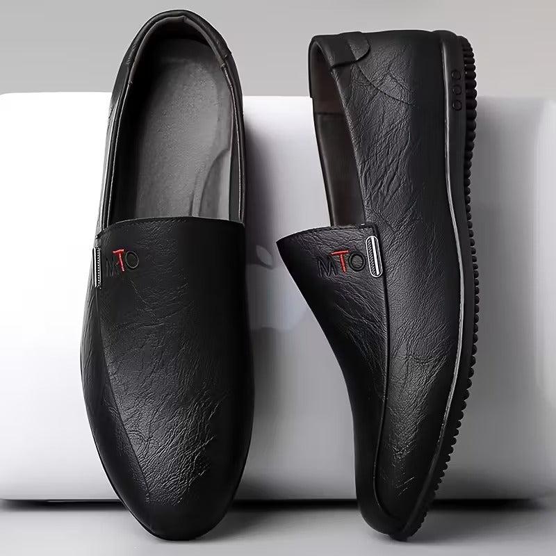 Heaton - Comfortable Leather Slip-on Shoes