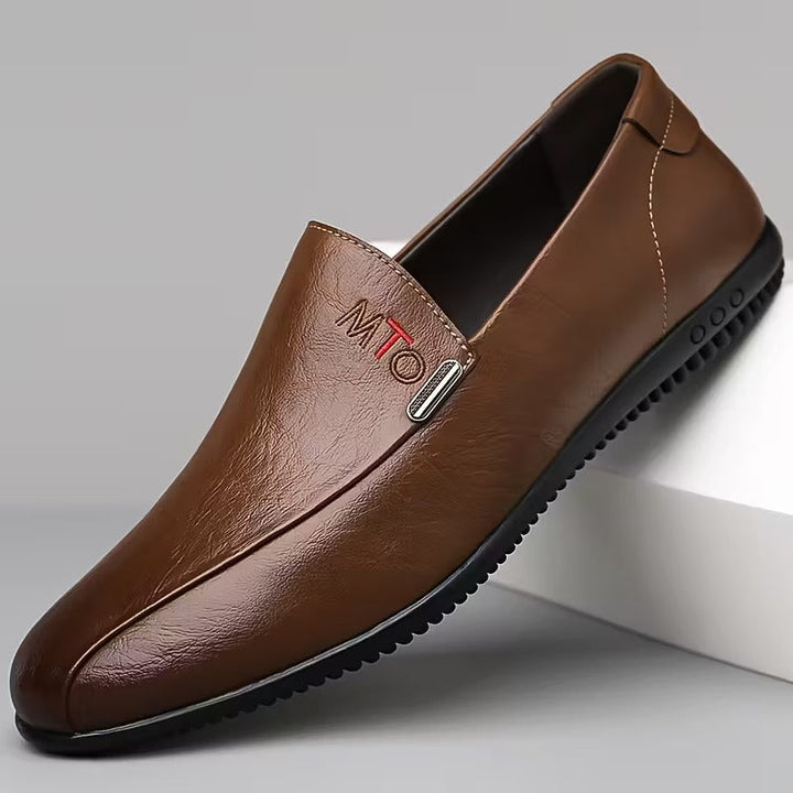 Heaton - Comfortable Leather Slip-on Shoes